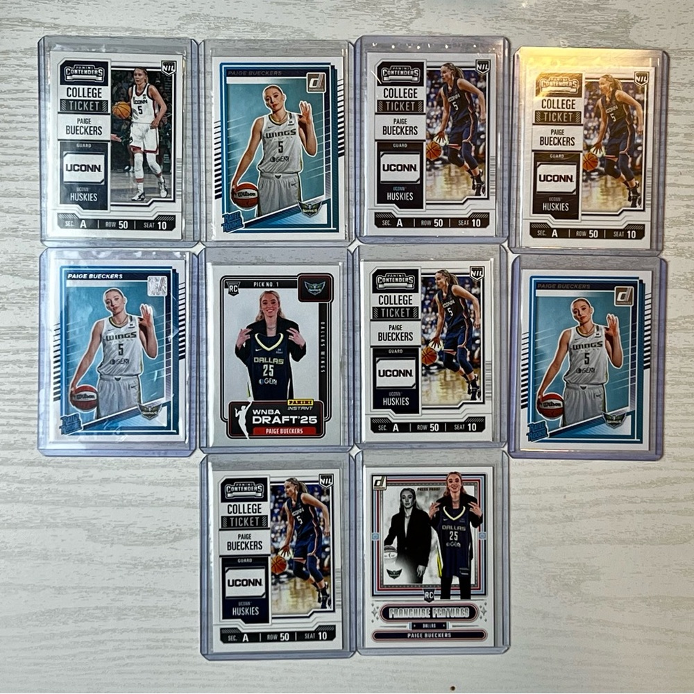 Lot of Paige (10) rookie card